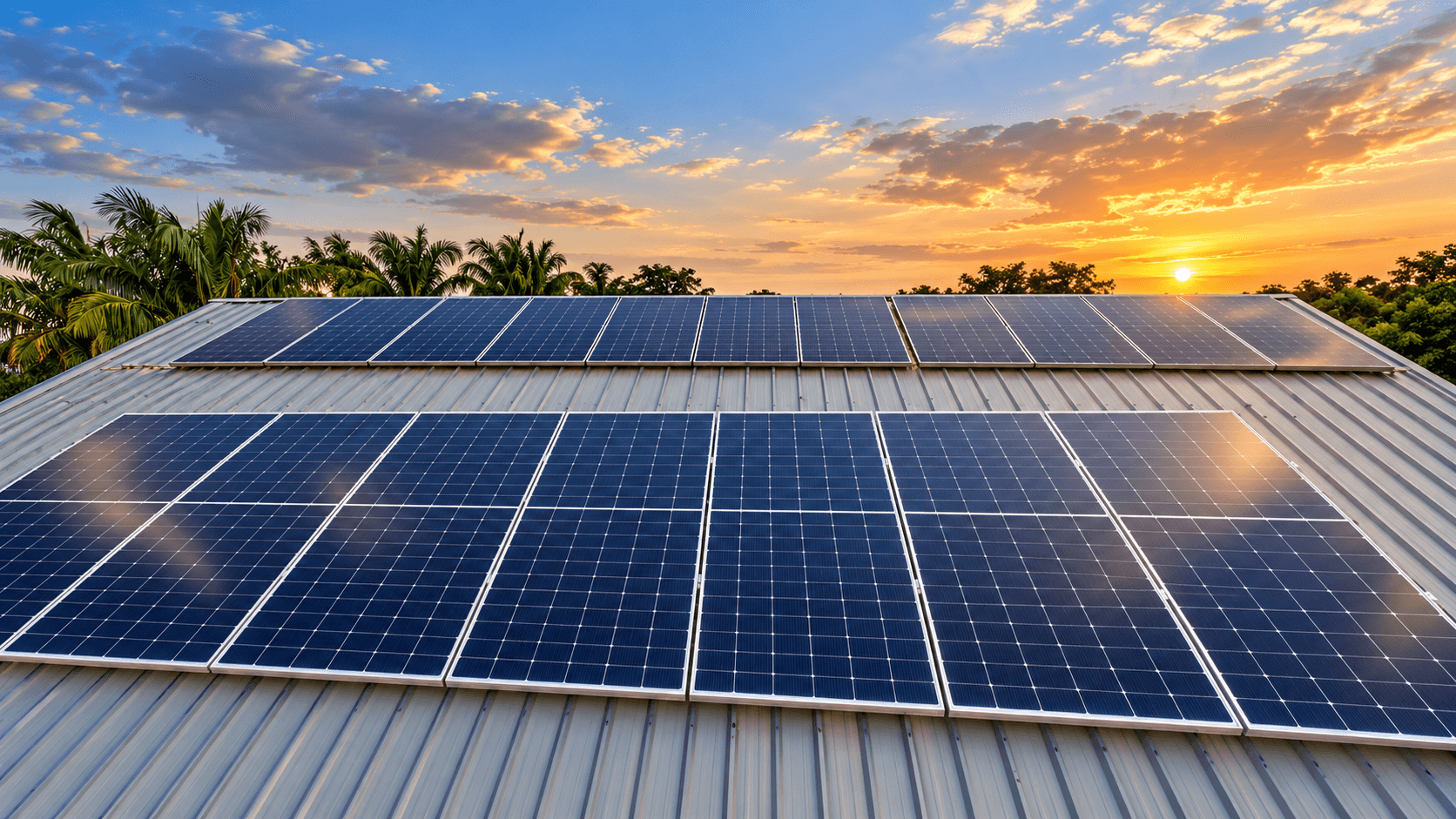 Solar photovoltaic installation